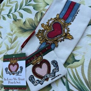 Brighton Heart Design Pouch Set